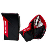 BAUER SV-PRO JH SPEC INTERMEDIATE ICE HOCKEY GOALIE CATCHER & BLOCKER SET