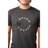 BAUER S24 GRAPHIC T-SHIRT - DARKG REY