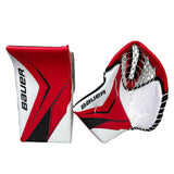 BAUER S25 FLYLITE PRO CUSTOM SENIOR GOALIE CATCHER & BLOCKER SET