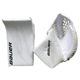 BAUER S24 SUPREME SHADOW/VAPOR 90 JH SPEC SENIOR GOALIE CATCHER & BLOCKER SET