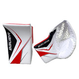 BAUER S25 FLYLITE PRO CUSTOM SENIOR GOALIE CATCHER & BLOCKER SET