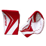 BAUER FLYLITE JH PRO CUSTOM SPEC SENIOR  V90 CATCHER W/ FLYLITE 2 PIECE BLOCKER SET