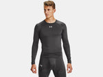 UNDER ARMOUR MEN'S FITTED LONG SLEEVE GRIPPY SHIRT