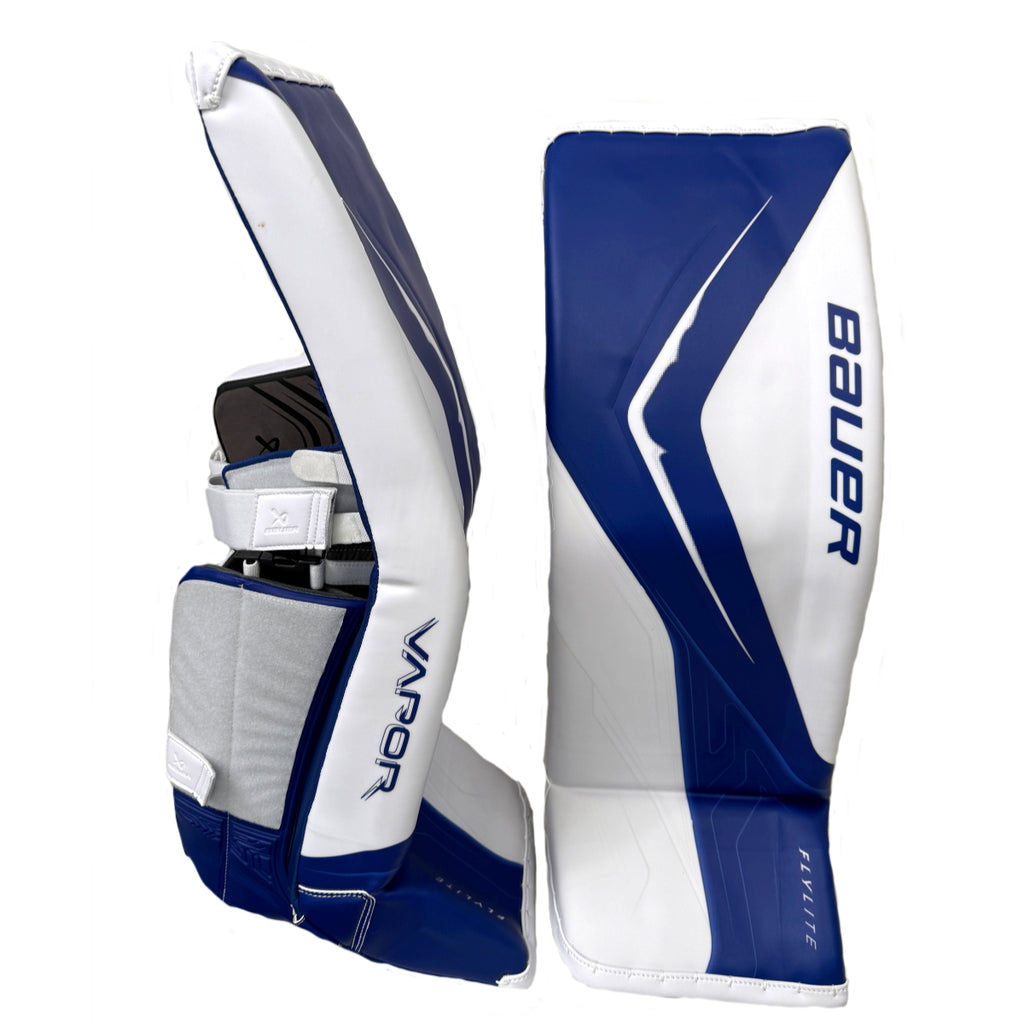 bauer goalie gear BAUER S25 VAPOR FLYLITE JH SPEC PRO CUSTOM SENIOR GOALIE PAD