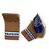 VAUGHN VINTAGE SENIOR ION PRO SELCT GOALIE CATCHER(60 DEGREE) & VX1 PC BLOCKER SET