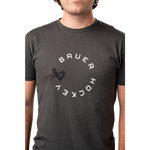 BAUER S24 GRAPHIC T-SHIRT - DARKG REY