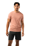 BAUER S25 POCKET TEE - ASH ROSE