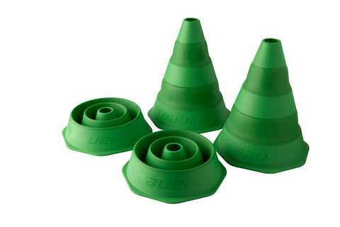 BAUER COLLAPSIBLE TRAINING CONE - 4PK