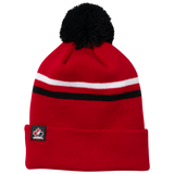 BAUER X HOCKEY CANADA OLYMPIC STRIPED POM - RED