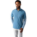 BAUER S26 GOLF LIGHTWEIGHT KNIT QUARTER ZIP - BLUE