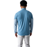 BAUER S26 GOLF LIGHTWEIGHT KNIT QUARTER ZIP - BLUE
