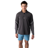 BAUER S26 GOLF LIGHTWEIGHT KNIT QUARTER ZIP - GREY
