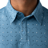BAUER S26 GOLF RUNOFF PERFORMANCE POLO - WATER HAZARD