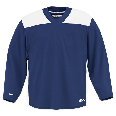 GAMEWEAR GW6500 PROFIT SENIOR PRACTICE JERSEY - NAVY/WHITE