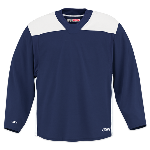 GAMEWEAR GW6500 PROFIT JUNIOR PRACTICE JERSEY - ROYAL/WHITE