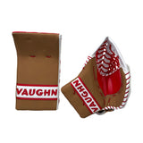 VAUGHN VINTAGE SENIOR ION PRO SELCT GOALIE CATCHER(60 DEGREE) & VX1 PC BLOCKER SET