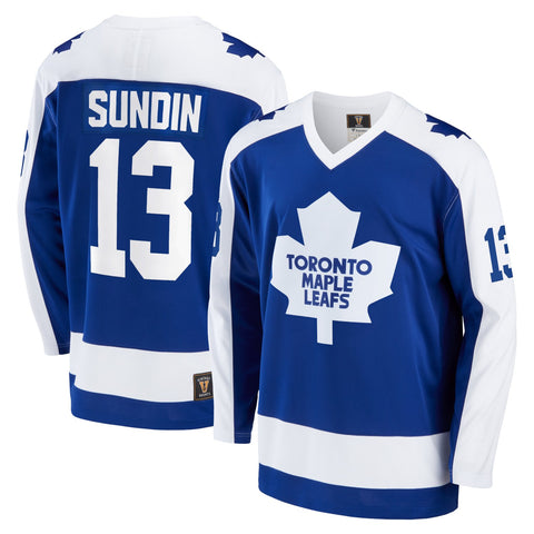 FANATICS VINTAGE MATS SUNDIN MENS PLAYER JERSEY