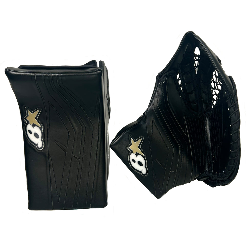 Blocker Set BRIAN'S ICONIK X INTERMEDIATE GOALIE CATCHER & BLOCKER SET – Just ...