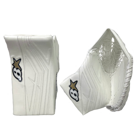 BRIAN'S ICONIK X JUNIOR GOALIE CATCHER & BLOCKER SET