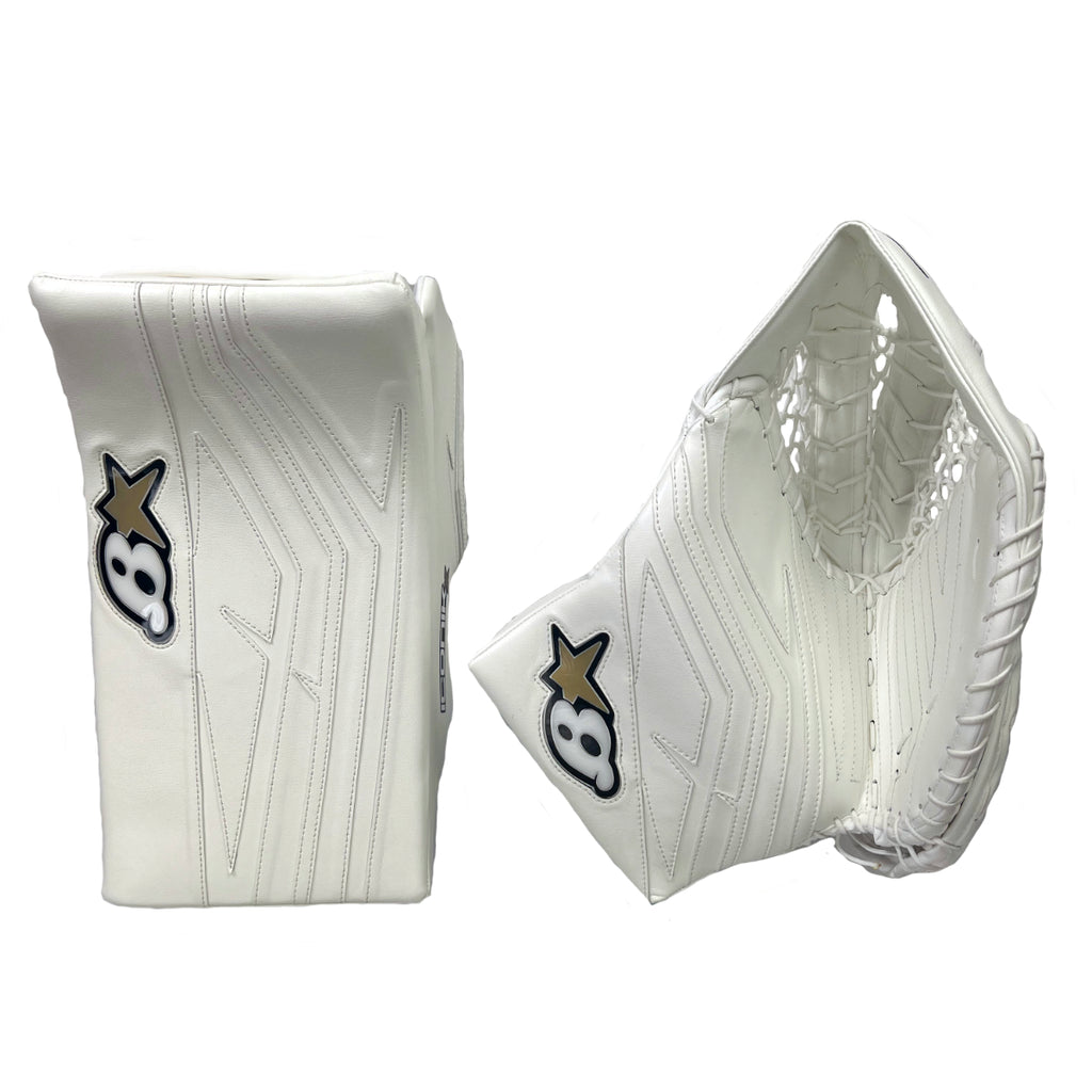 Blocker Set BRIAN'S ICONIK X INTERMEDIATE GOALIE CATCHER & BLOCKER SET – Just ...