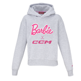 CCM X BARBIE YOUTH HOODIE - LIGHT GREY MELANGE