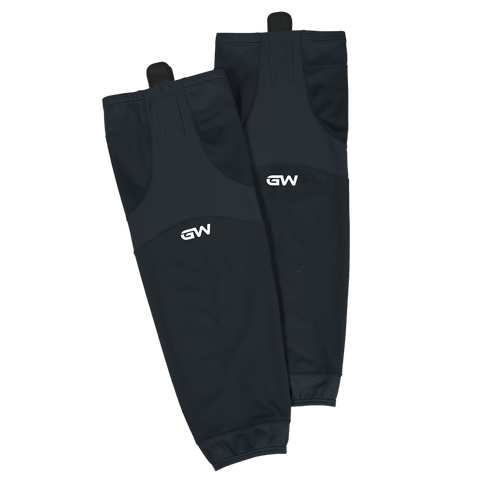 GAMEWEAR SK6500 SINGLE TONE PRACTICE SOCK - BLACK