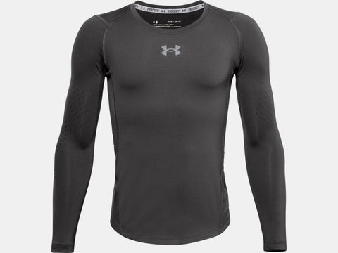 UNDER ARMOUR BOYS FITTED LONG SLEEVE GRIPPY SHIRT