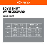 SHOCK DOCTOR ULTRA COMPRESSION YOUTH NECK  GUARD SHIRT