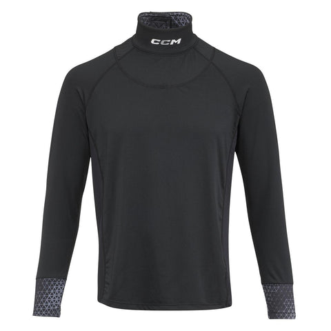 CCM L/SL BOYS NECK GUARD SHIRT