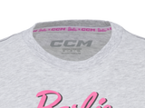 CCM X BARBIE YOUTH LIGHT GREY T-SHIRT