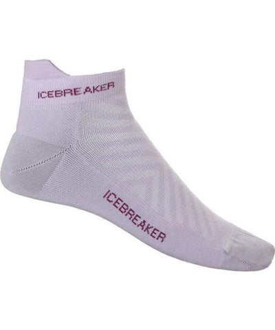 ICEBREAKER WOMEN RUN+ MICRO SOCK - PURPLE GAZE/GO BERRY