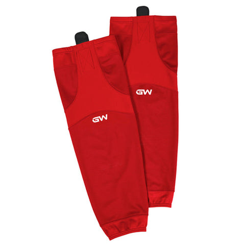 GAMEWEAR SK6500 SINGLE TONE PRACTICE SOCK - RED
