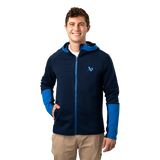 BAUER FLC COLOURBLOCK FULL ZIP  - NAVY