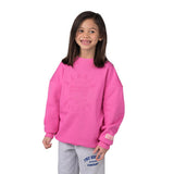 BARBIE X CCM EMBOSSED YOUTH CREW NECK