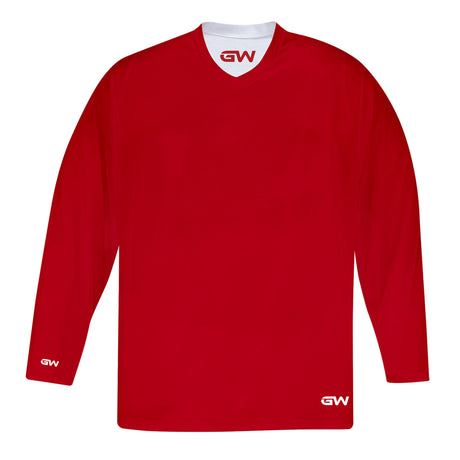 GAMEWEAR GW7500 PROLITE REVERSIBLE JUNIOR PRACTICE JERSEY - RED/WHITE
