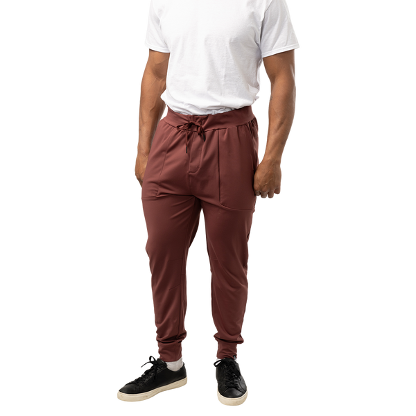 BAUER FLC WARMTH KNIT JOGGER SENIOR BURGUNDY Just Hockey Toronto