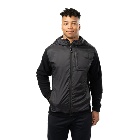 BAUER FLC POLARTECH FULL ZIP SENIOR - BLACK