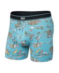 SAXX DAYTRIPPER BOXER BRIEF FLY - BEACH OR BUST-REEF BLUE