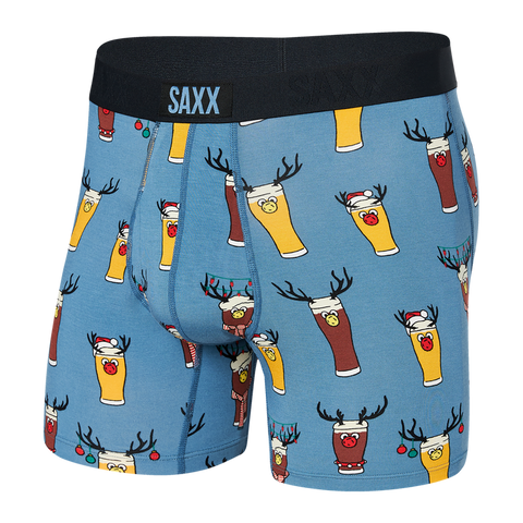 SAXX ULTRA BOXER BRIEF - BREWDOLPH-SLATE