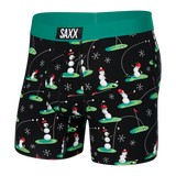 SAXX ULTRA BOXER BRIEF - 18 HO HO HOLES-BLACK