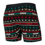 SAXX ULTRA BOXER BRIEF - HOLIDAY SWEATER - BLACK