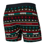 SAXX ULTRA BOXER BRIEF - HOLIDAY SWEATER - BLACK