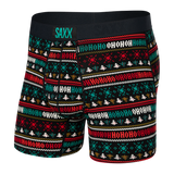 SAXX ULTRA BOXER BRIEF - HOLIDAY SWEATER - BLACK