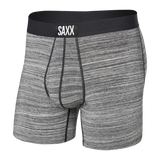 SAXX ULTRA BOXER BRIEF - SPACEDYE HEATHER GREY