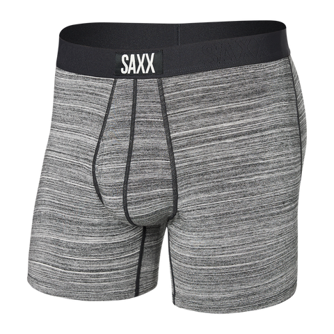 SAXX ULTRA BOXER BRIEF - SPACEDYE HEATHER GREY