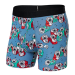 SAXX DROP TEMP BOXER BRIEF FLY - BEER CAN CHOIR - SLATE