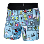 SAXX DROP TEMP BOXER BRIEF FLY - SEASON PASS - LIGHT BLUE