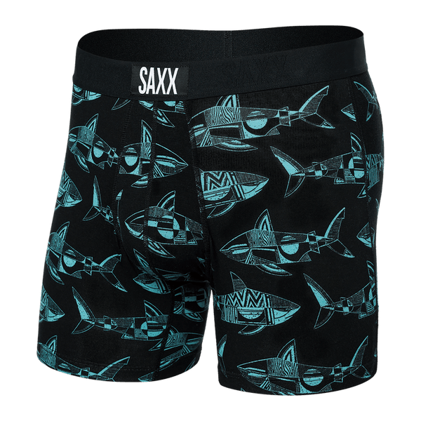 SAXX VIBE BOXER BRIEF - ERIK ABEL-SHARKS – Just Hockey Toronto