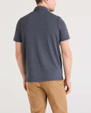 SAXX DROPTEMP ALL DAY COOLING POLO SHIRT - TURBULENCE HEATHER