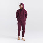 SAXX TRAILZER FULL ZIP HOODIE - BURNT PLUM